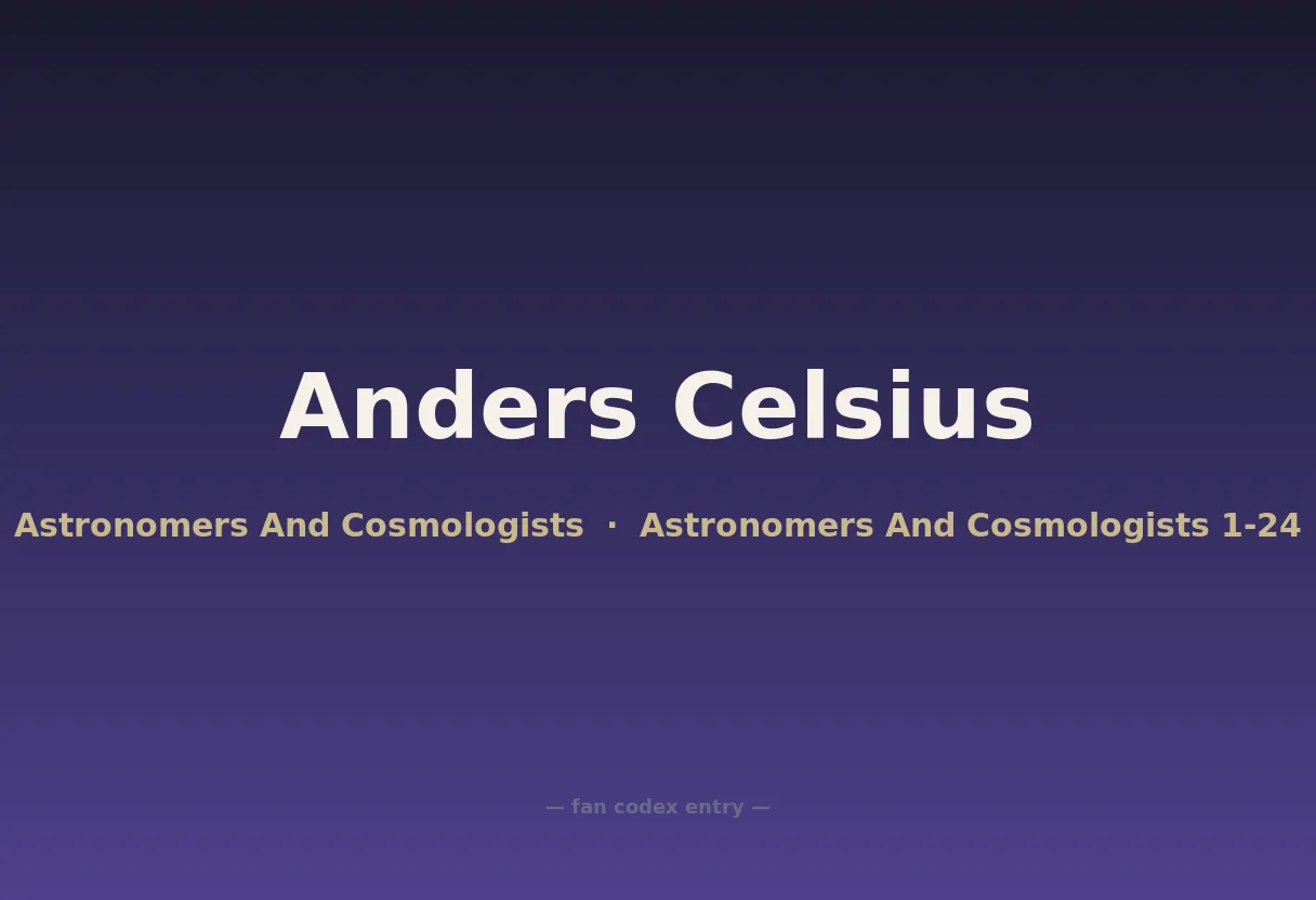 Anders Celsius