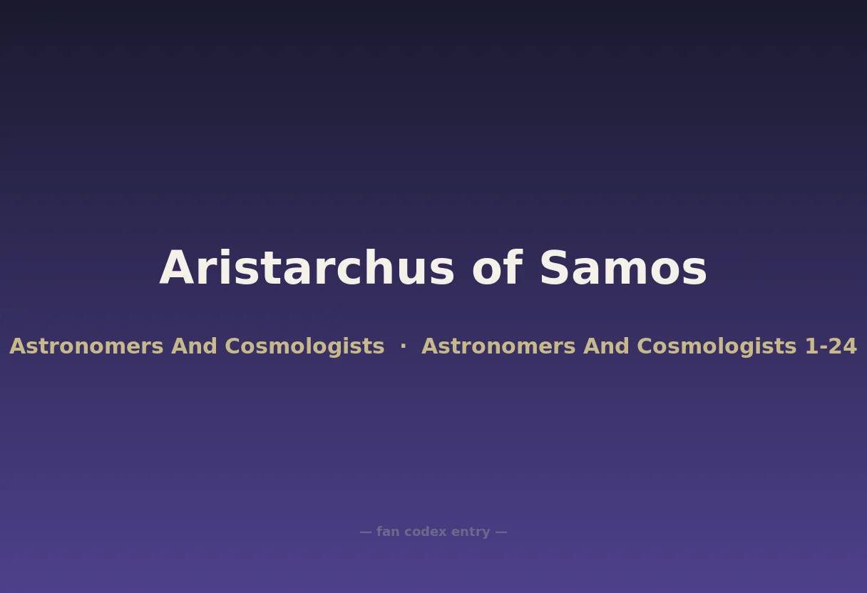 Aristarchus of Samos